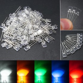 100pcs 2x5x7mm Rectangular Square LED Diodes