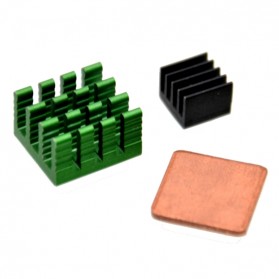 10 x Aluminum Heat Sink Kit With Coppor