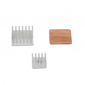 10SET Aluminum Heat Sink Copper Heat Sink For Raspberry Pi 3 Model B / Pi 2 / B+