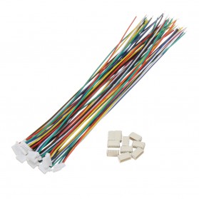 20Pcs Mini Micro JST 1.0mm SH 6-Pin Connector Plug With Wires Cables 150mm