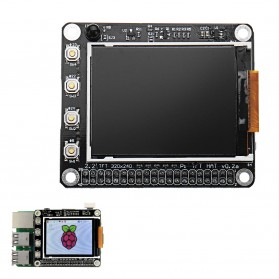 240 TFT Screen LCD Display Hat With Buttons IR Sensor For Raspberry Pi